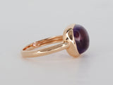 14K Rose Gold Pink Amethyst Ring