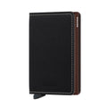 Saffiano Brown Slimwallet by Secrid