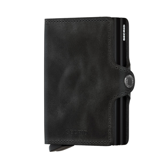 Vintage Black Twinwallet by Secrid