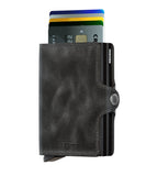 Vintage Black Twinwallet by Secrid