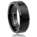 Black Tungsten Ring | Size 11
