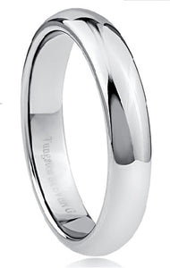 High Polish Tungsten Carbide Band