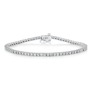 3.20ctw Lab Grown Diamond Tennis Bracelet