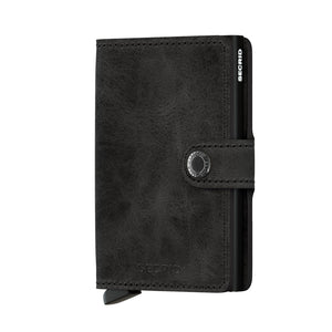 Vintage Black Miniwallet by Secrid