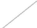 10K White Gold Rolo Chain | 20"